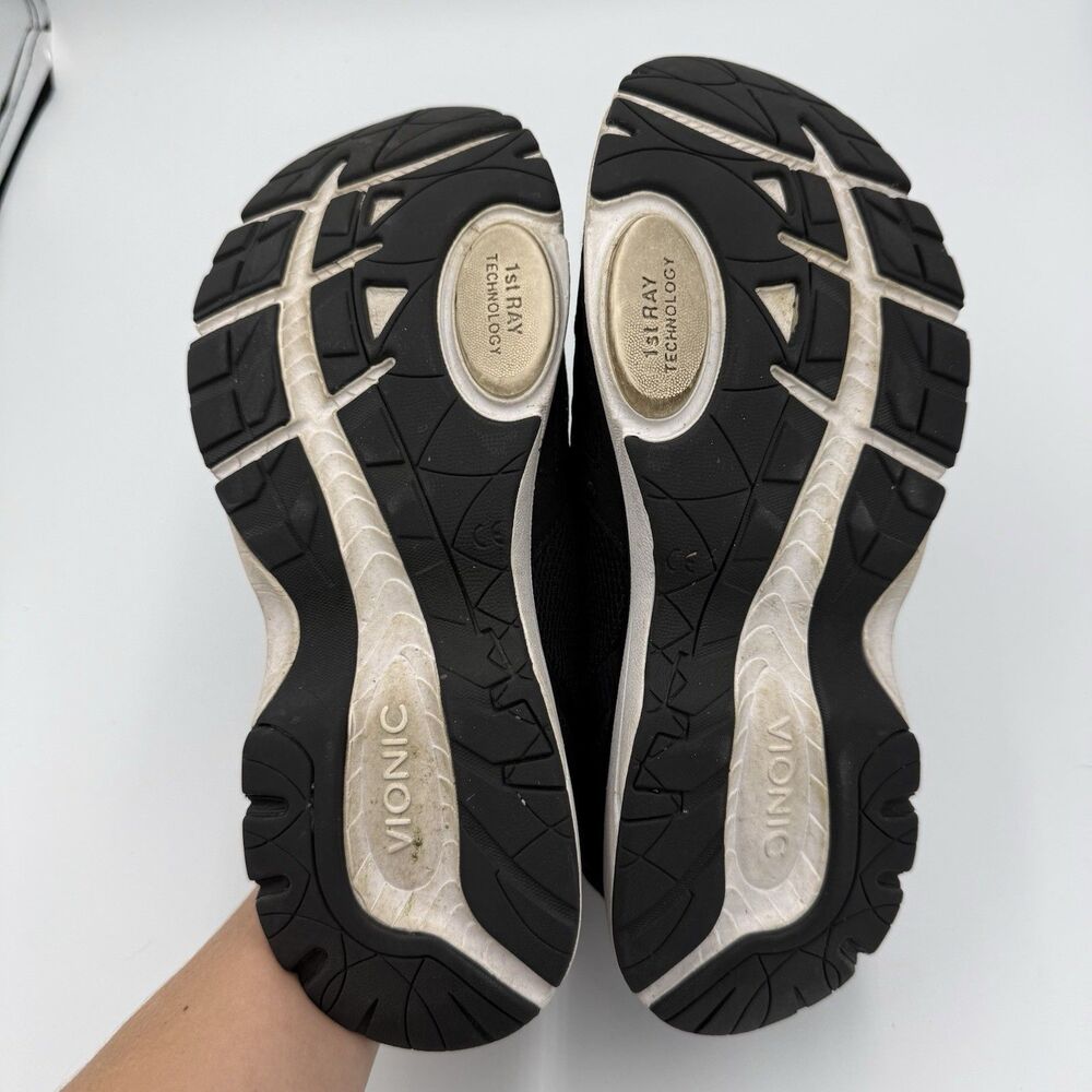 Vionic Tokyo Walking Sneakers Women’s 8.5 Black Mesh Athletic Comfort - Picture 3 of 8